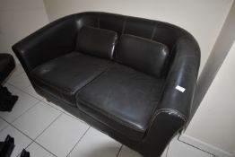 *Two Seat Tub Seat Sofa (Location: 64 King Edward St, Grimsby, DN31 3JP, Viewing Tuesday 26th,