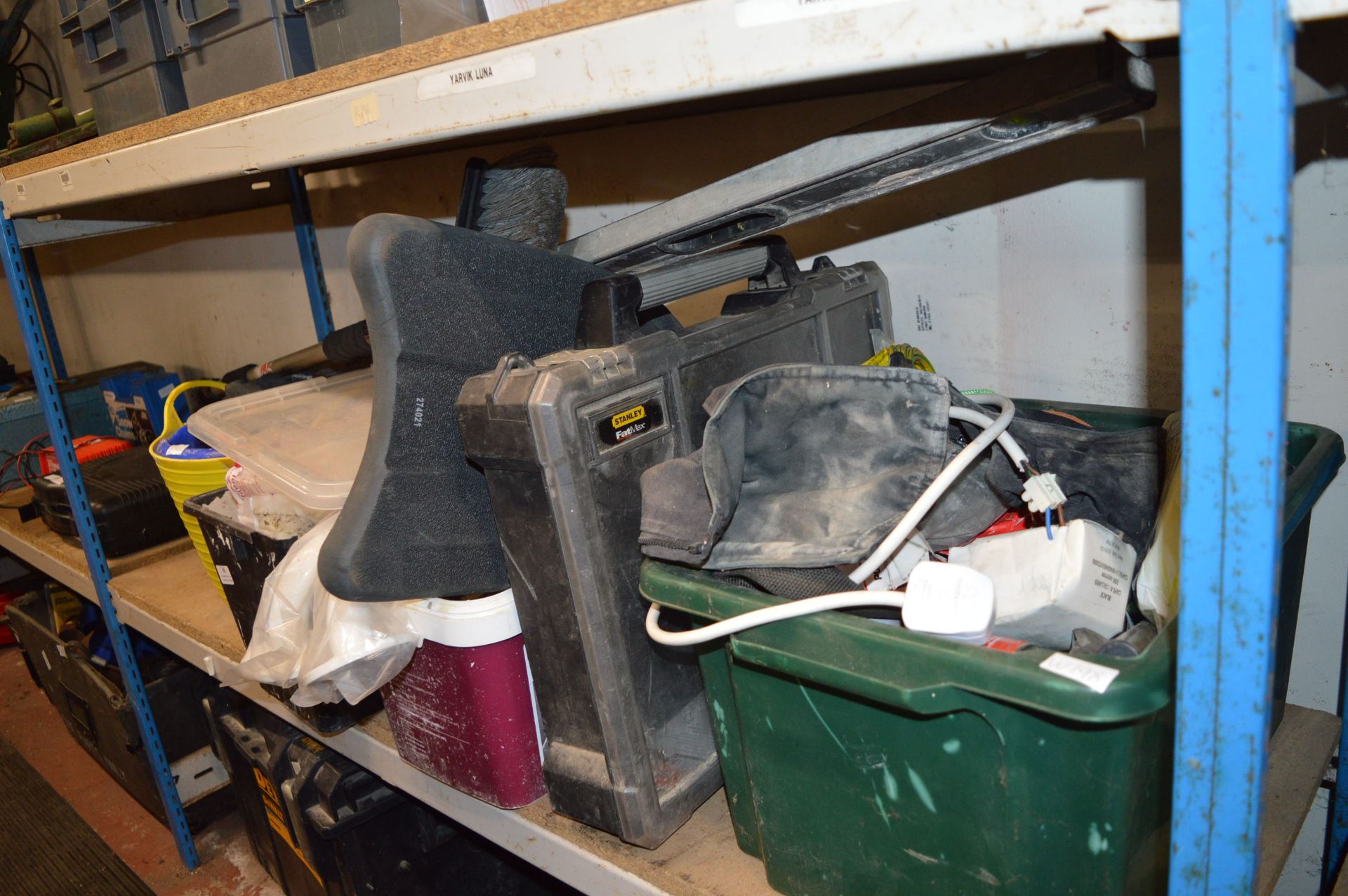 Contents of Shelf to Include Buckets, Boxes, etc. - Image 2 of 3