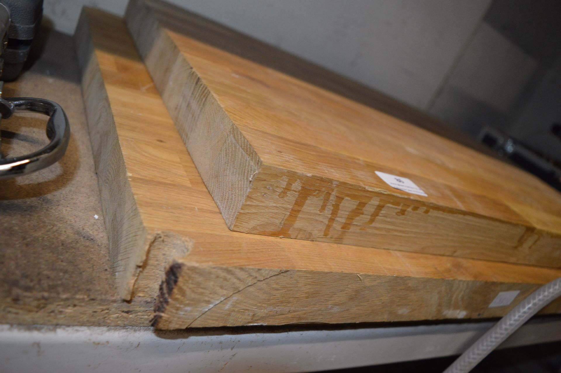 *Two 4cm Oak Chopping Boards (One 78x50cm and One 69x45cm) - Bild 2 aus 2