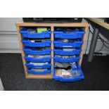 *Twelve Drawer Storage Unit (Location: 64 King Edward St, Grimsby, DN31 3JP, Viewing Tuesday 26th,