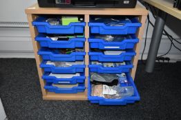*Twelve Drawer Storage Unit (Location: 64 King Edward St, Grimsby, DN31 3JP, Viewing Tuesday 26th,