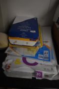 *Assorted Printing Paper, Laminate, Folders, A3 Document Wallets, etc. (Location: 64 King Edward St,