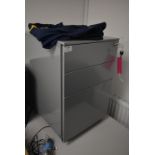 *Metal Three Drawer Standalone Unit (Location: 64 King Edward St, Grimsby, DN31 3JP, Viewing Tuesday