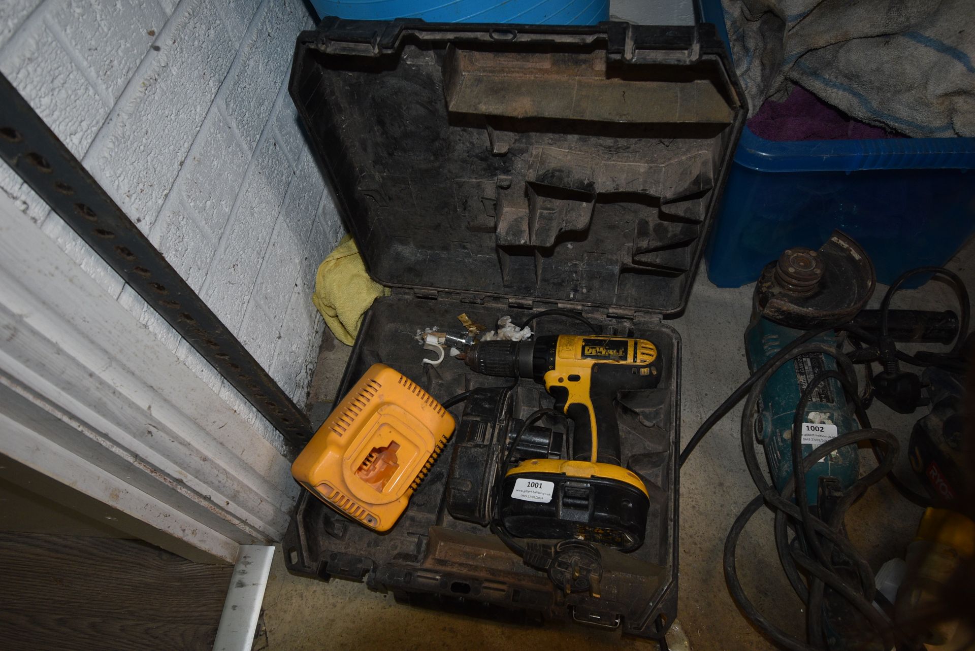 *Dewalt 18v Cordless Drill with Spare Battery, Charger, and Carry Case (Location: 64 King Edward St,