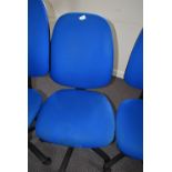 *Blue Gas Lift Operators Chair (Location: 64 King Edward St, Grimsby, DN31 3JP, Viewing Tuesday