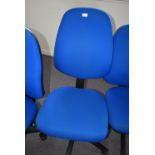 *Blue Gas Lift Operators Chair (Location: 64 King Edward St, Grimsby, DN31 3JP, Viewing Tuesday