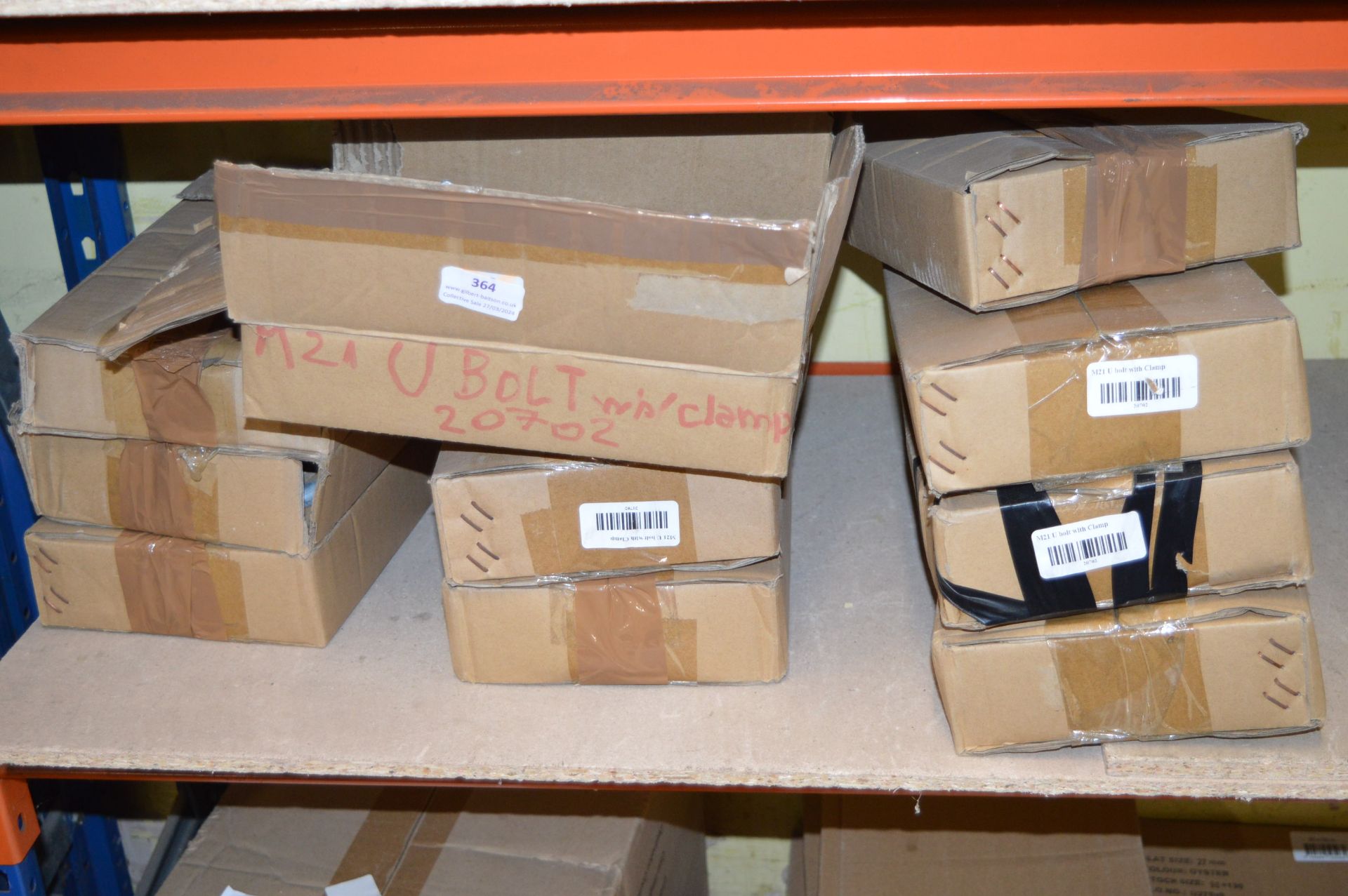 Ten Boxes of U-Clamps (AF) - Image 2 of 2