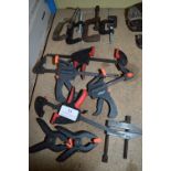 ~10 Assorted Small Clamps