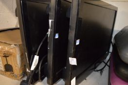 Three LG Monitors