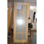 *Knotty Pine Obscure Glazed Internal Door 1981x686