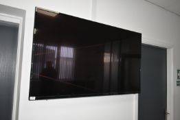 *55” Wall Mounted Flatscreen TV (Location: 64 King Edward St, Grimsby, DN31 3JP, Viewing Tuesday
