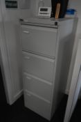 *Go Grey Four Drawer Foolscap Filing Cabinet (Location: 64 King Edward St, Grimsby, DN31 3JP,