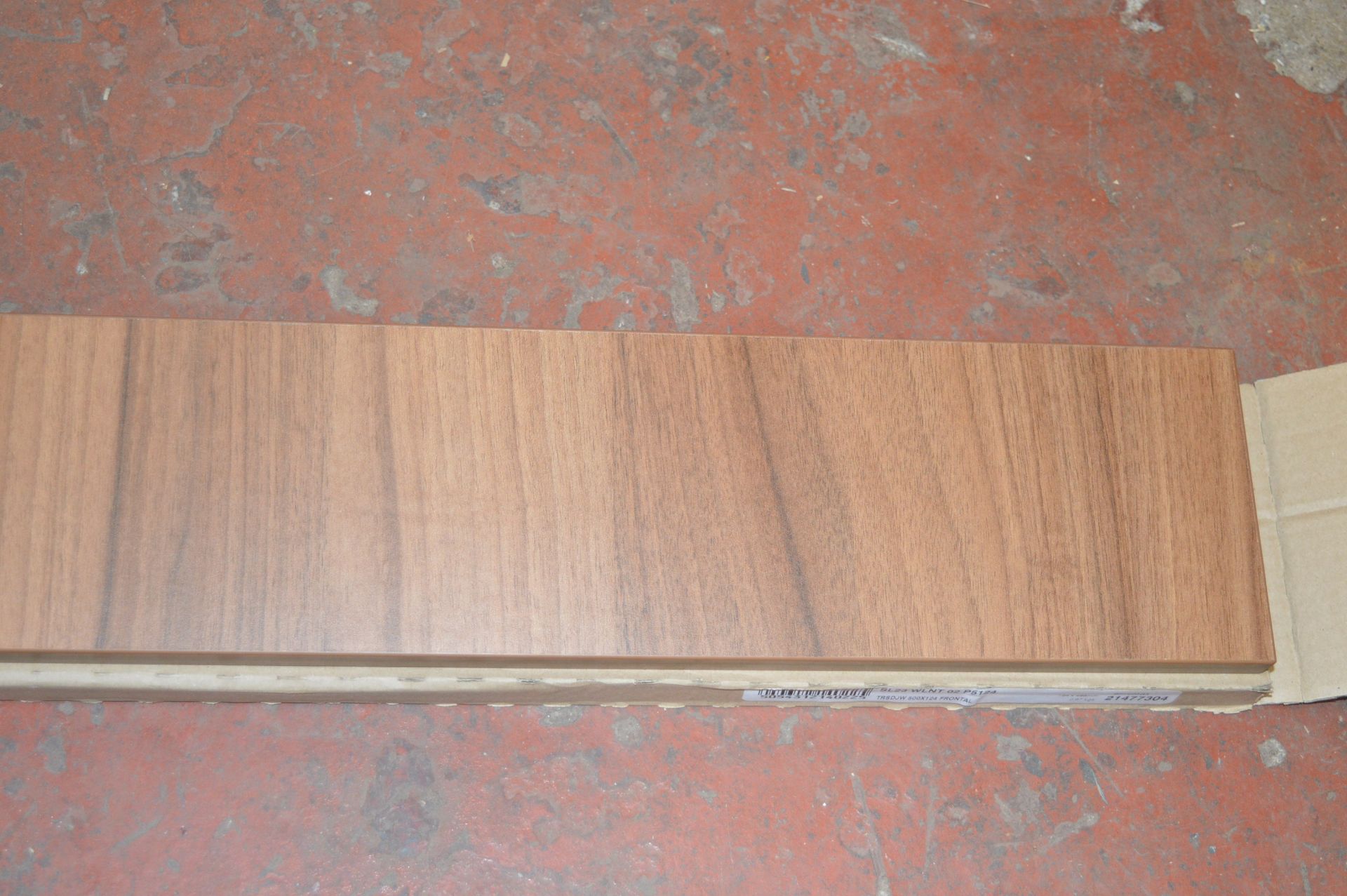 Walnut Frontal Drawer Panel 124x496mm - Image 2 of 3