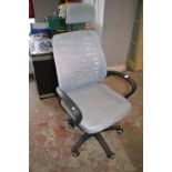 Grey Swivel Office Chair