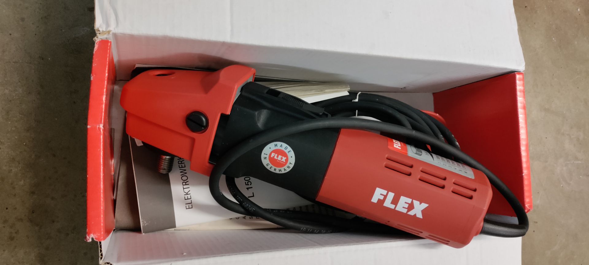 *Flex L1503VR 240v Polisher (new & boxed) (Location: 64 King Edward St, Grimsby, DN31 3JP, Viewing - Image 3 of 3