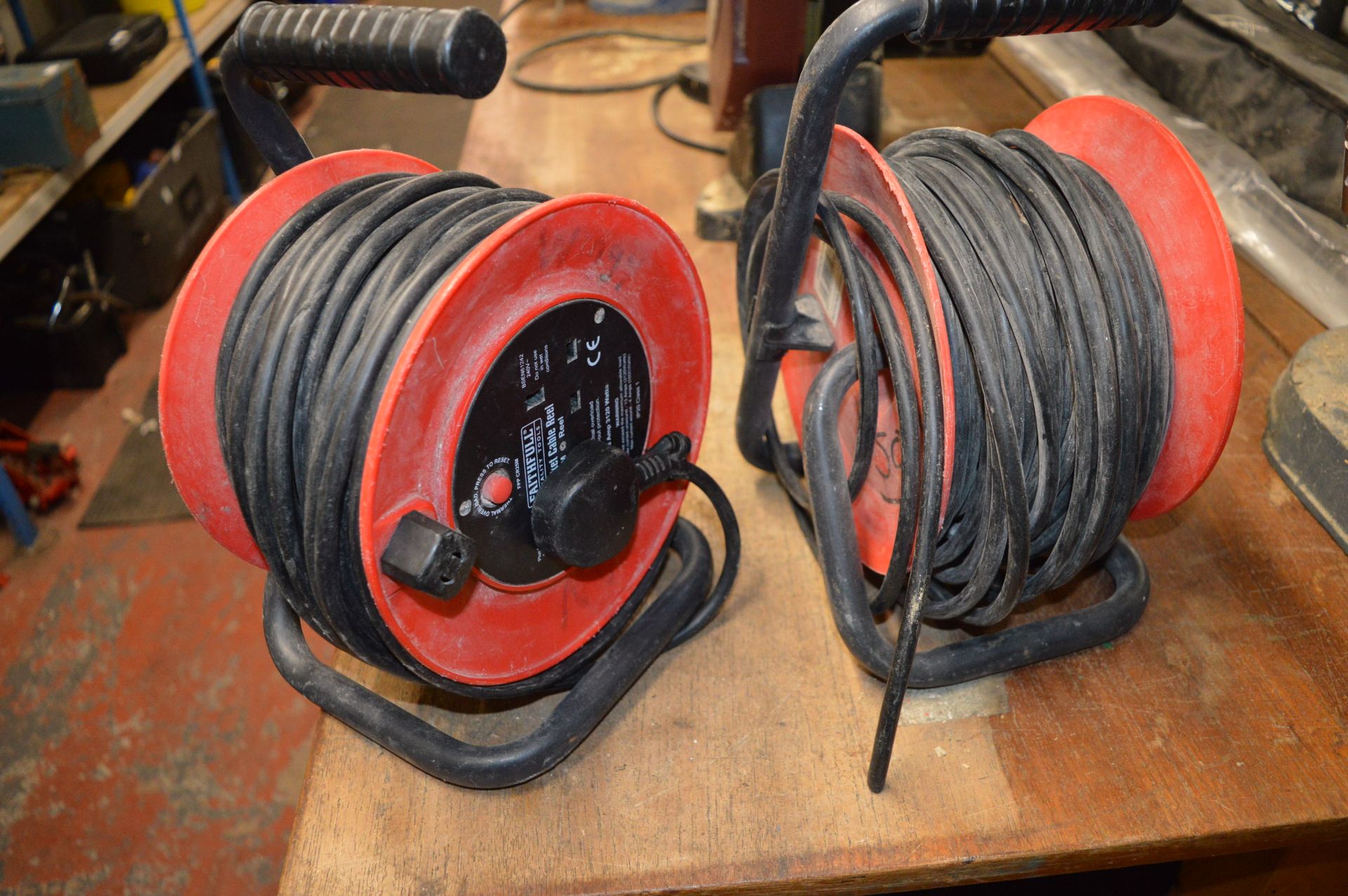 *Two Extension Reels (one plug cut) - Image 2 of 2