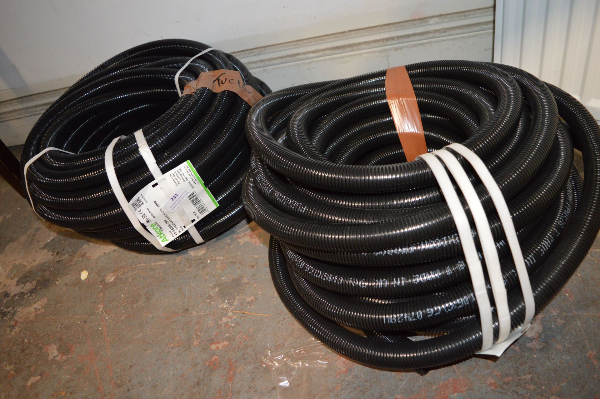 *Two Rolls of Black Flexi Tubing