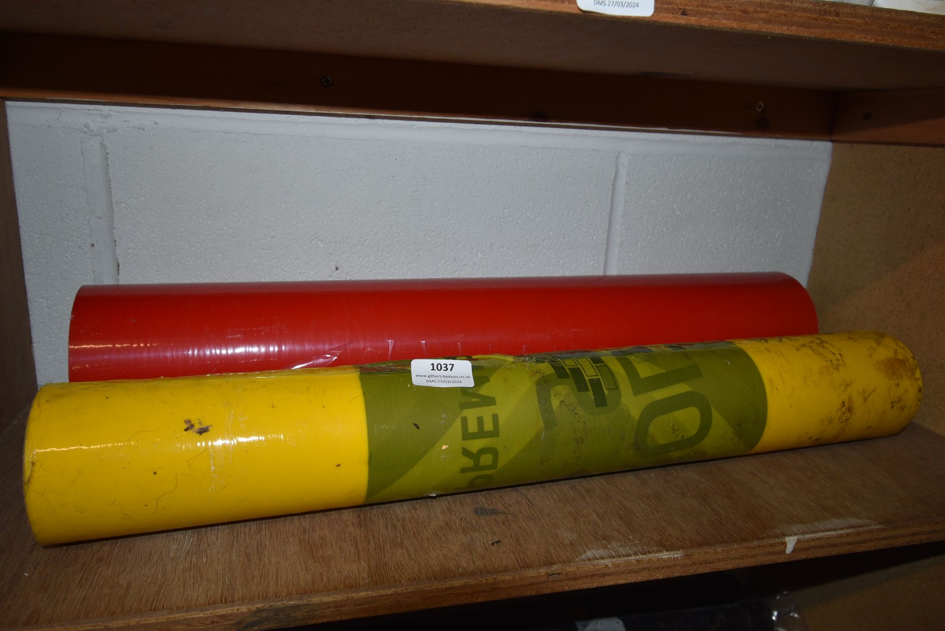 *Two Rolls of Floor Protector Cling Film (Location: 64 King Edward St, Grimsby, DN31 3JP, Viewing