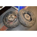 Pair of Moped/Scooter Tyres