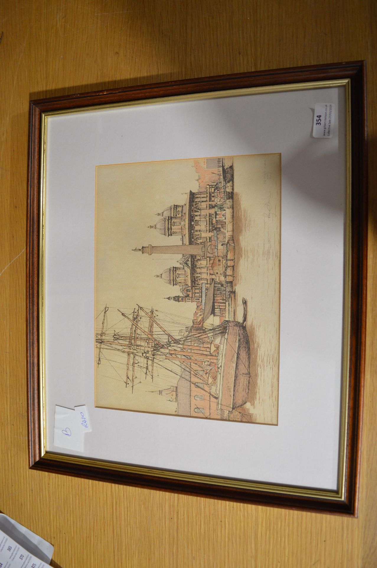 Framed Print of Princess Dock, Hull, 1900 by Roger