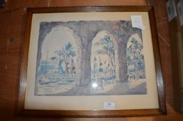 Painting "Lucayan Arches, Freeport, Grand Bahama"