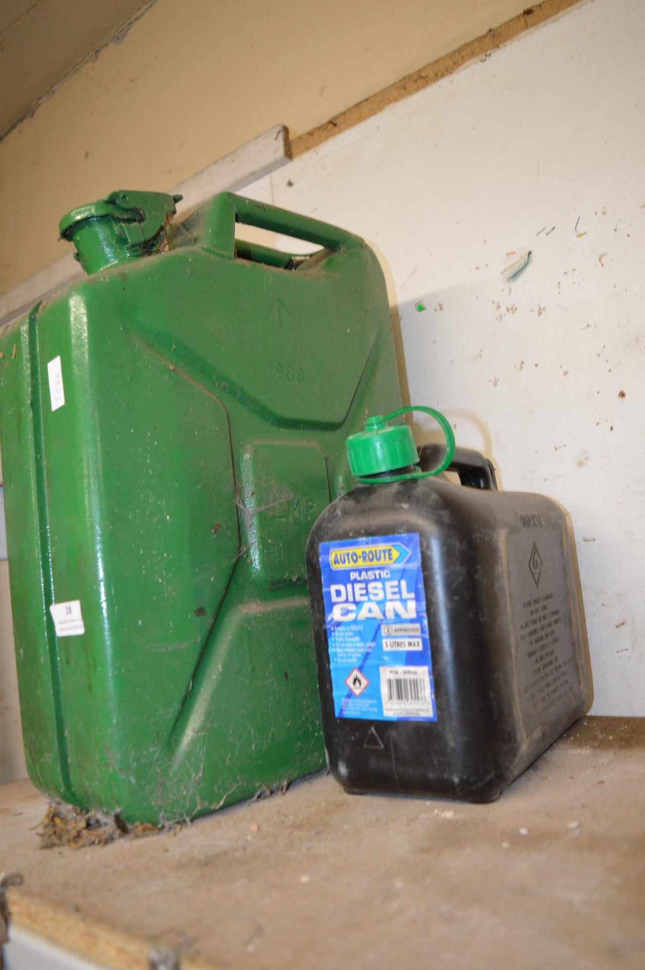 Jerry Can and a Plastic Diesel Can - Image 2 of 2