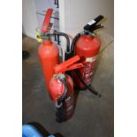 *One Foam and Two CO2 Fire Extinguishers (Location: 64 King Edward St, Grimsby, DN31 3JP, Viewing