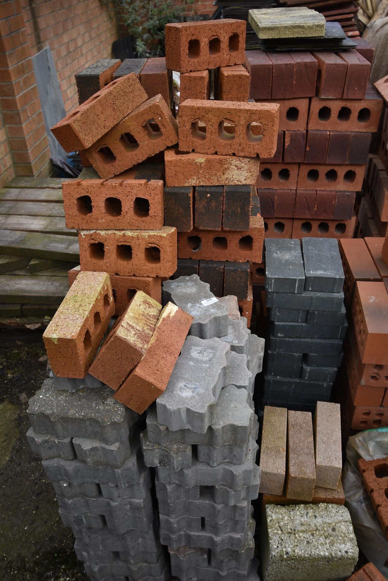 *Two Stacks of Faced Building Bricks and Two Stacks of Block Paving (Location: 64 King Edward St,
