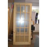 *Knotty Pine Glazed Internal Door 1981x838mm