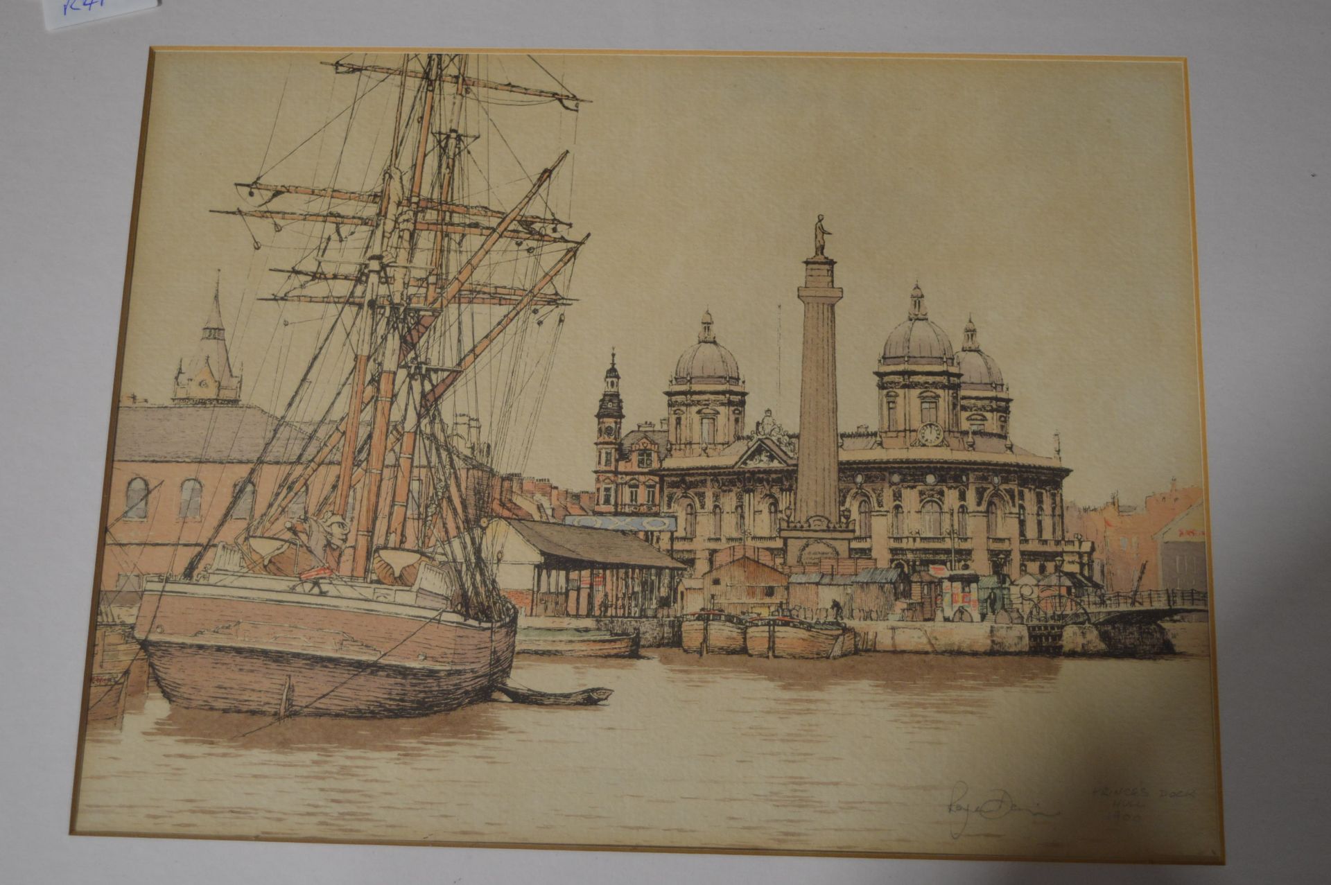 Framed Print of Princess Dock, Hull, 1900 by Roger - Image 3 of 4