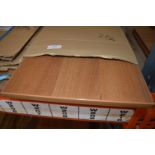 Four 295x570mm Rosewood Door Panels