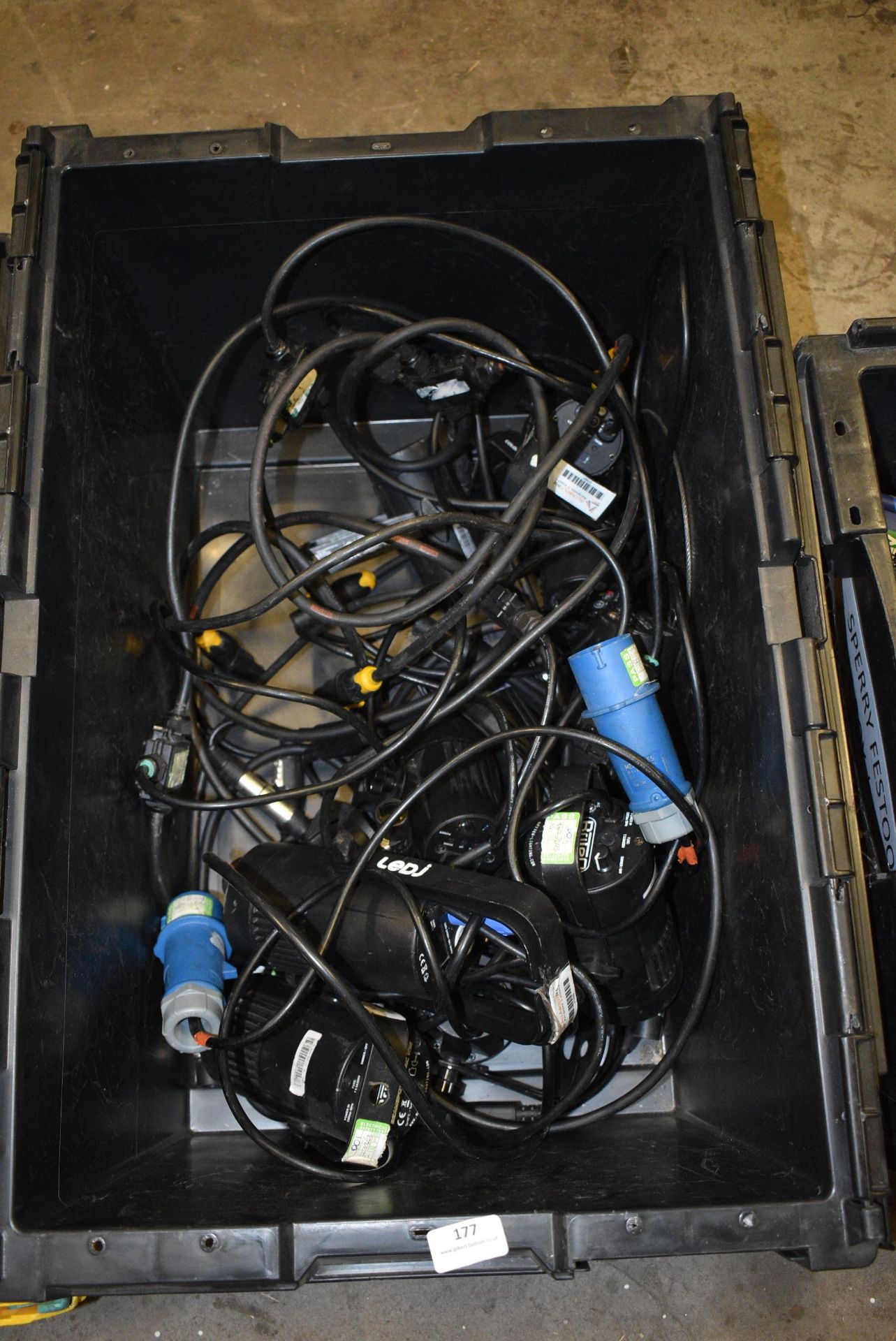 *Box of ~10 LED Pinspots and Power Cables