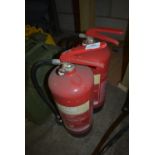 *Two Foam Fire Extinguishers