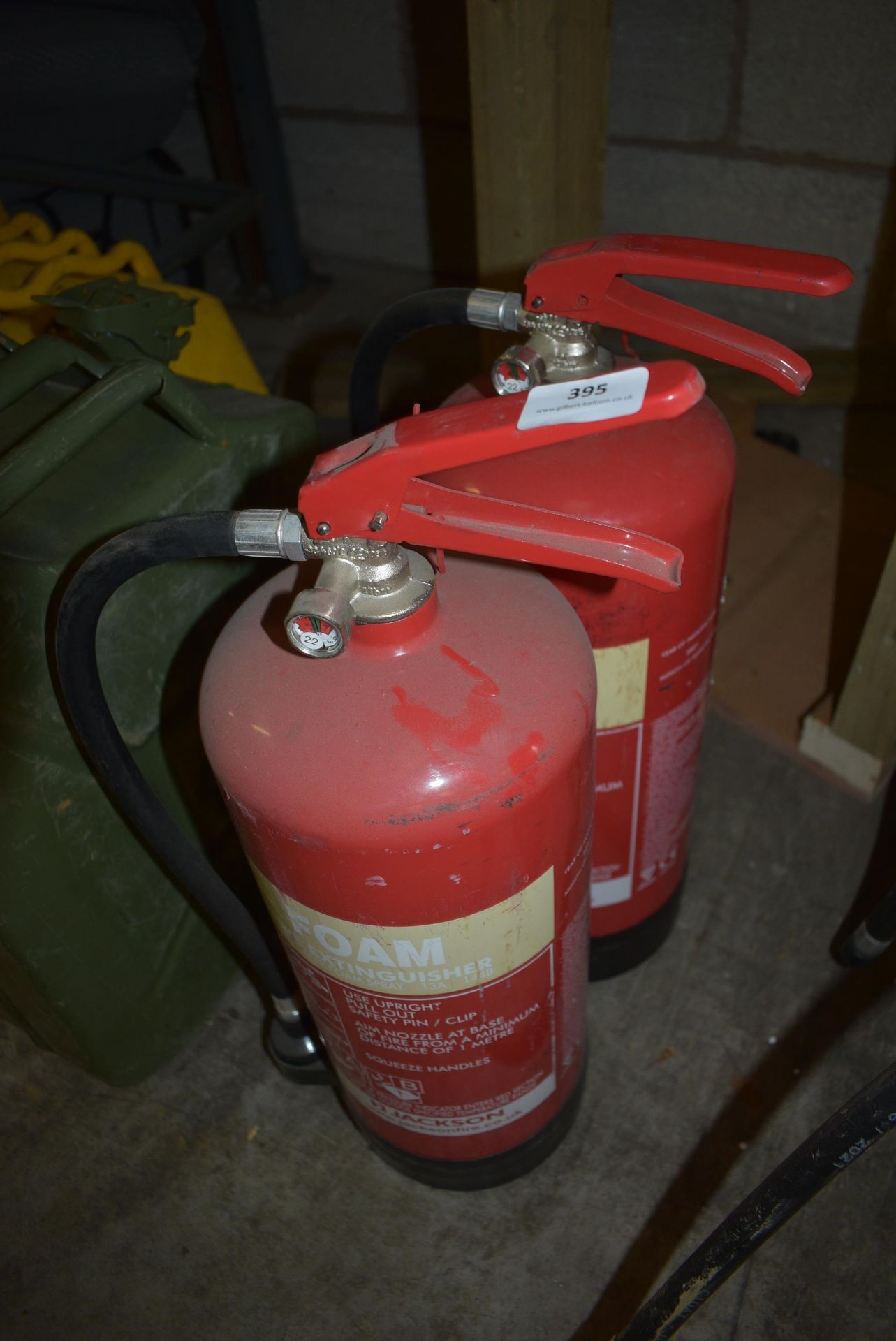 *Two Foam Fire Extinguishers