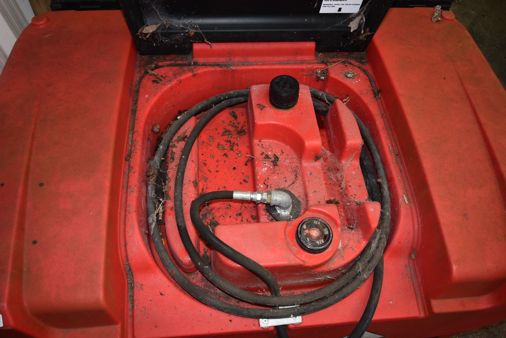 *Bunded Red Diesel Storage Tank with High Pressure Delivery Hose and Fuel Gauge to suit Commercial - Image 4 of 5