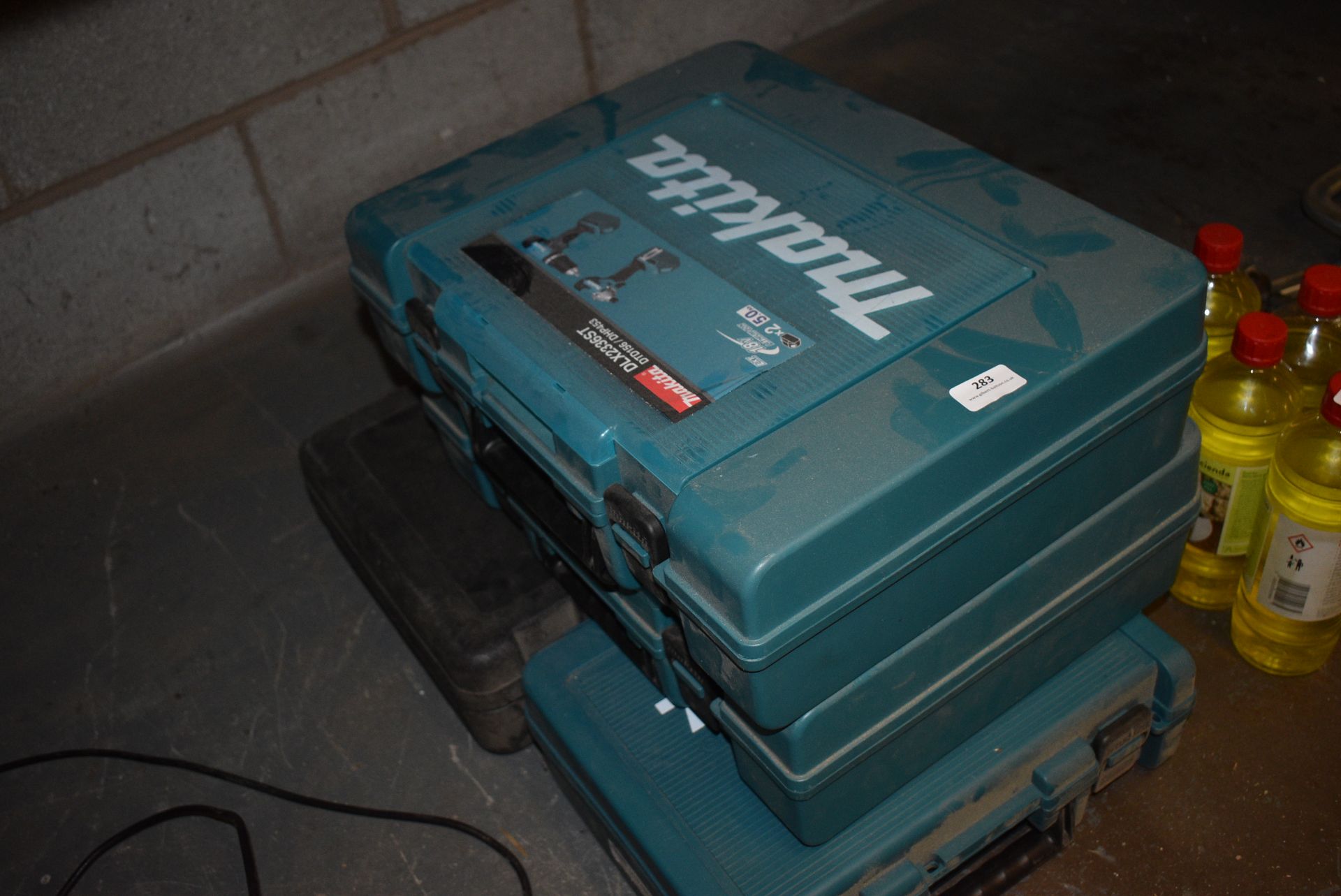 *Three Makita Toolboxes plus One Other