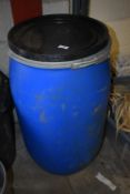 *120L Blue Plastic Storage Container with Lid