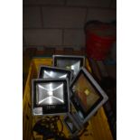 *Four LED 30w Floodlamps