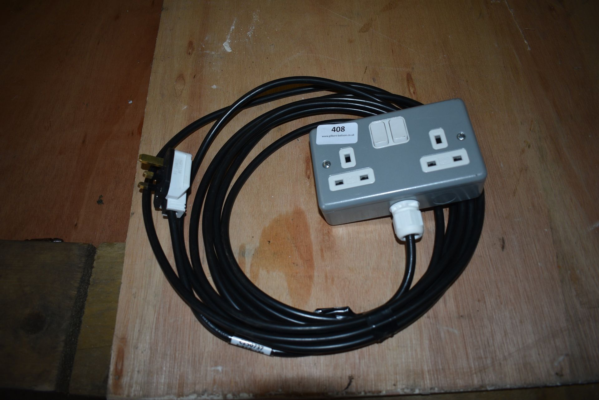 *13a Extesion Cable with Metal Clad Socket