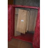 *Plastic Storage Box Containing Oak Strip Flooring