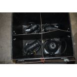 *Flight Case Containing Three PAR 30 Can and One Par 56 Short Nose Can Lights