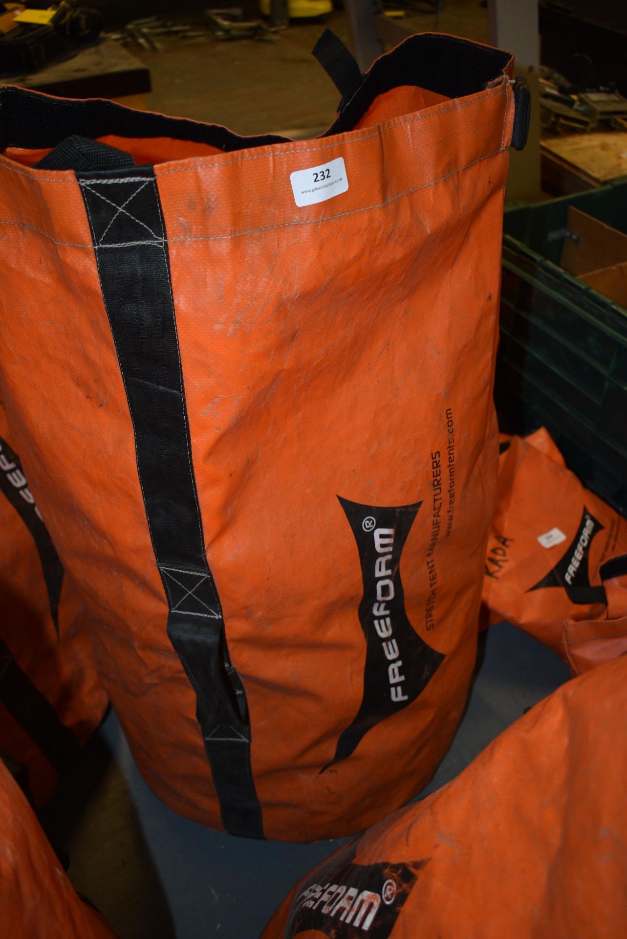 *Freeform Stretch Tent Storage Bag Containing Black Guide Ropes - Image 2 of 2