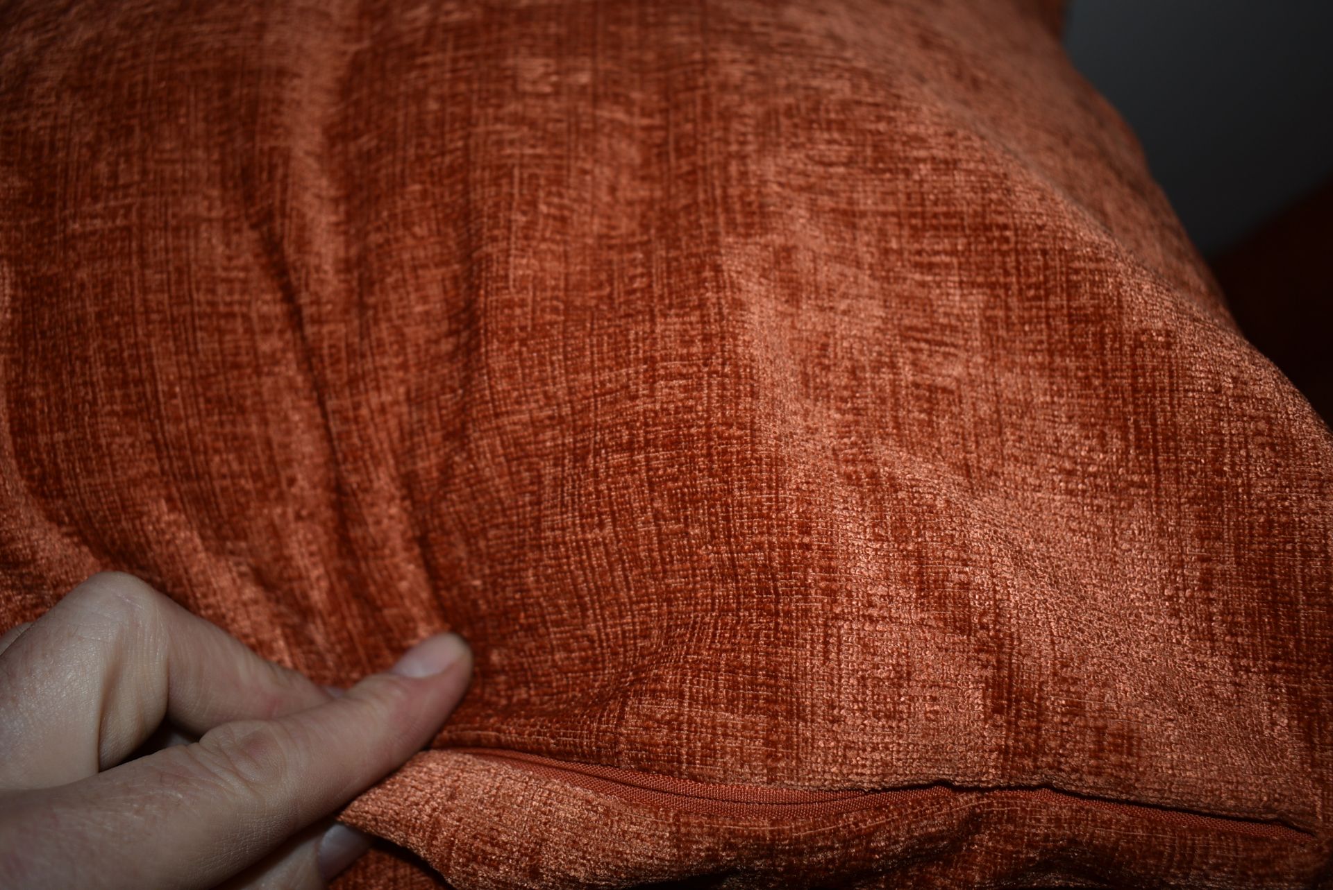 *Eight Terracotta Dralon Scatter Cushions - Image 2 of 3