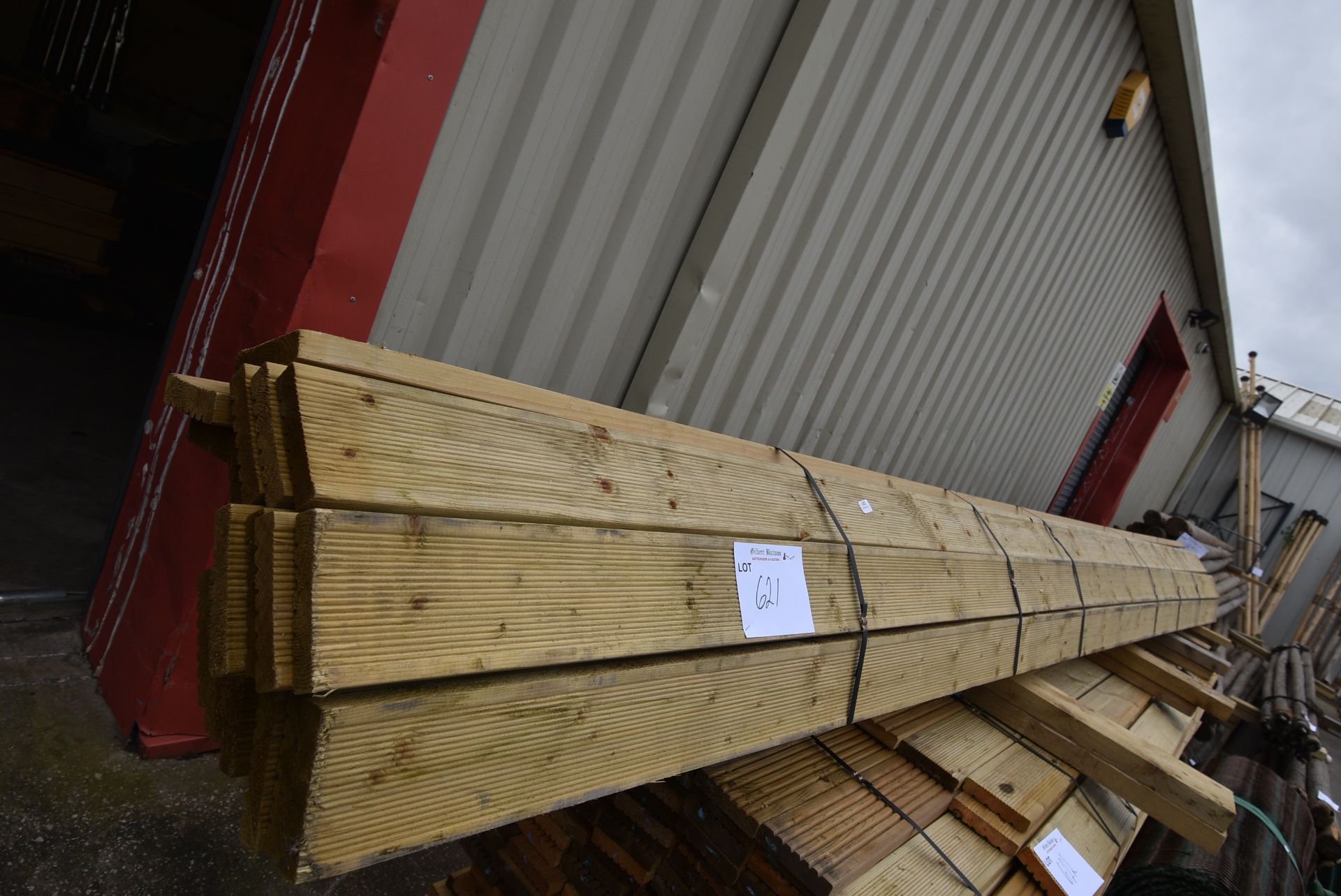 *Twenty-Five 4.8m Reversible Decking Boards 120x25mm