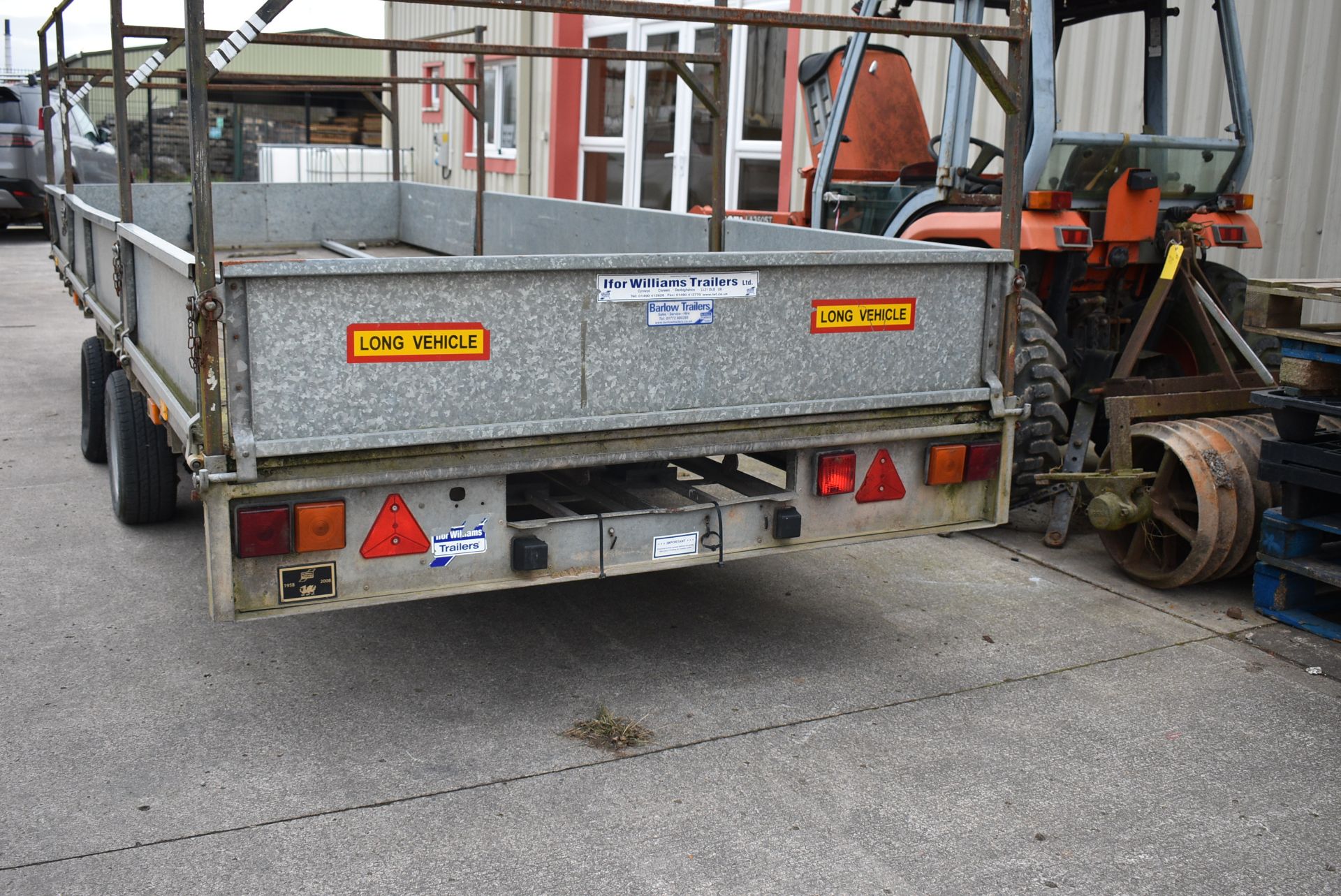 *Ifor Williams Twin Axle Drop Size Trailer with 18x6ft Body on 50mm Ball Hitch Serial No. S*42263 - Image 6 of 6