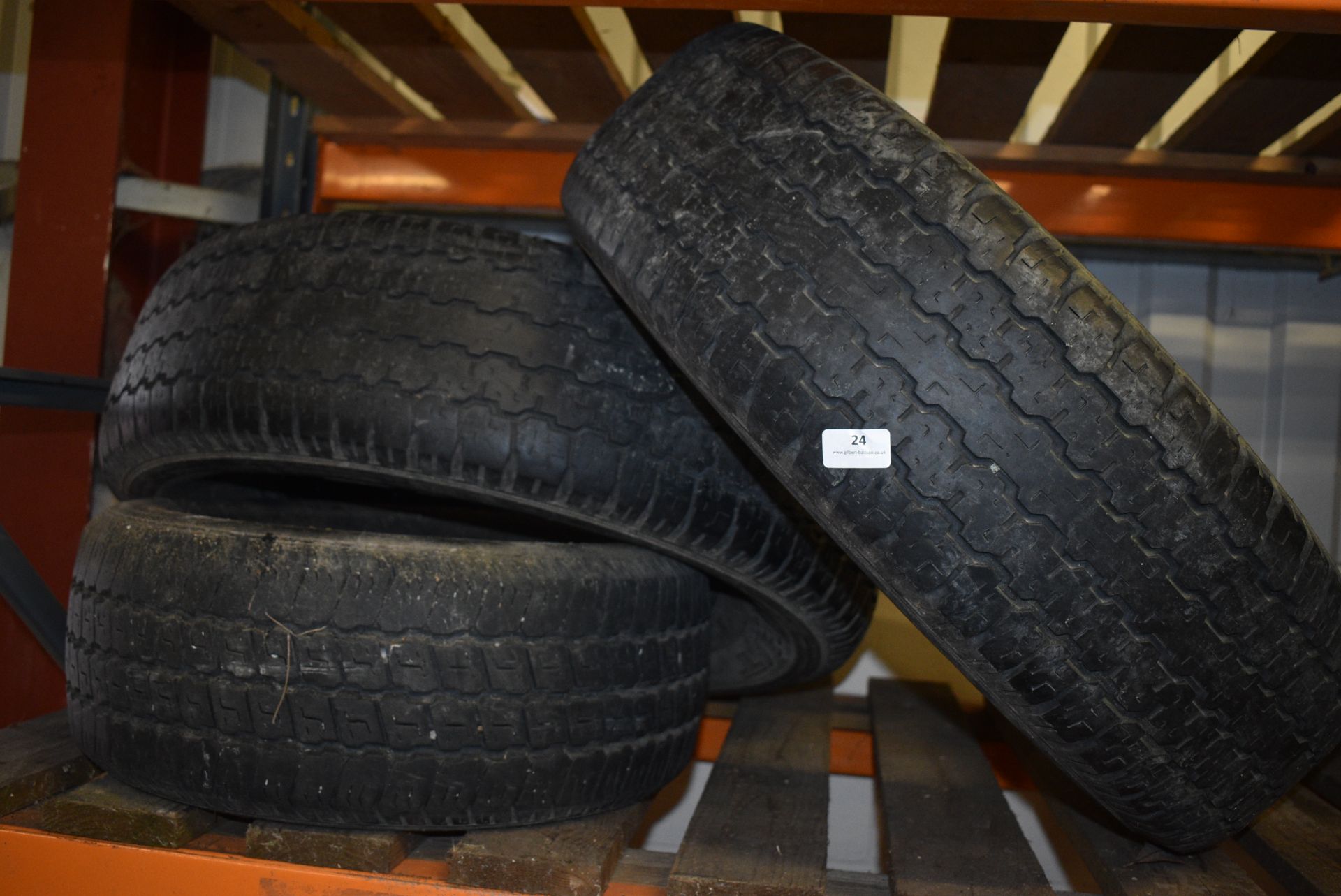 *Two Bridgestone 245/70R16 Tyres and One Steel Belted 190/50R13 Tyre