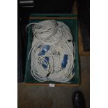 *Basket Containing Power Supply Cables with Click Plugs and Sockets