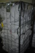 *Four Wheel Commercial Laundry Trolley Containing Single Quilts