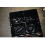 *Flight Case Containing Three PAR 30 Can and One Par 56 Short Nose Can Lights