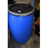 *120L Blue Plastic Storage Container with Lid